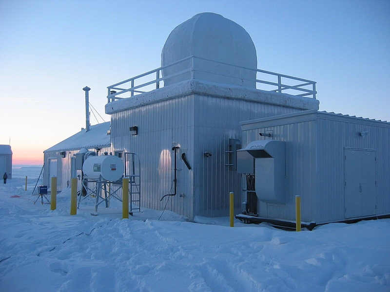 Radionuclide monitoring station.